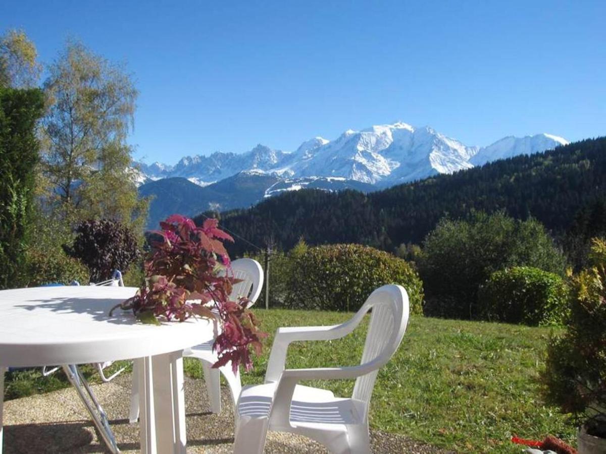 Studio Accueillant A Cordon Vue Mont Blanc 22 M² Parking Inclus Экстерьер фото